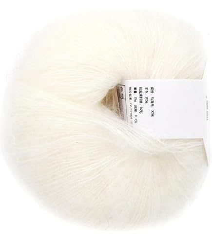 Tricot De Fil Long En Laine Mohair Doux D'Angola Populaire Chaud (Rouge