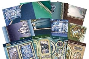 Hunkydory Crafts Animal Kingdom Second Season Luxury Topper Collection, Gold,White