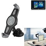 360° DREHBAR: Die Tablet Saugnapf Halterung für die Windschutzscheibe ist um 360° frei drehbar, so lässt sich das Tablet horizontal und vertikal installieren. Über den Kugelgelenkkopf ist auch die Neigung des Tablets in der Headrest-Halterung einstellbar, so dass immer gute Sicht auf das Display herrscht.