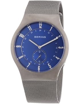 Bering Time Herren-Armbanduhr XL Radio-Controlled Analog Edelstahl 51940-078