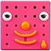 U-Ace Clockman Id Alarm Clock (Pink)