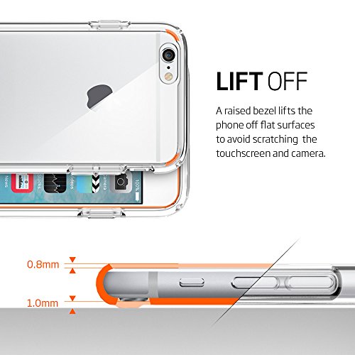 Spigen - Funda iPhone 6 6s Carcasa con Tecnolog a de coj n de aire y protecci n h brida de ca da Transparente Crystal Clear reviews Spigen - Funda iPhone 6 6s Carcasa con Tecnolog a de coj n de aire y protecci n h brida de ca da Transparente Crystal Clear