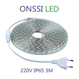 proyector led exterior leroy merlin Color: Tono Blanco Frío (6000-6500 Kelvin) ,Tamaño: Ancho:14mm, Grosor: 7mm Impermeable (IP65), Leds Smd5050, 60 leds/m, consumo real de 8w por metro, 720 lumens/metro