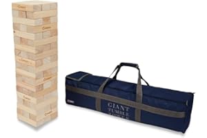 UBERGAMES EUROPE Übergames Giga Large Giant Wobble Tower Pine up to 150 cm, Base Height Approx. 90 cm Made of Eco Wood: Our Bestseller