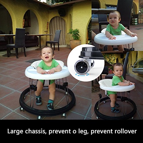 Fascol Kindestuhl Treppenstuhl Babystuhl Baby Laufwagen für das Erlernen faltbar und justierbar in der Höhe (40-42-44cm) - 8