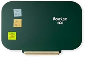 ALAPIZARRA Pizarra verde 90 x 60 cm. Superficie colores profesional para escritura con tizas y rotuladores efecto tiza. Ideal para la oficina, dar clases, casa, decoración en habitación de niños, hogar, cocinas.