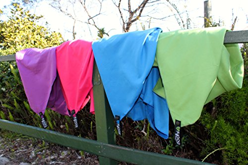 Microfaser Reisehandtuch 130cm x 80cm – Packtowl / Camping Handtücher – Microfibre travel towel (Green / Grün) - 6