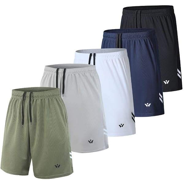 Short De Sport Homme HomyComy - Léger, Séchage Rapide, Avec Poches, Pour Running, Fitness, Jogging