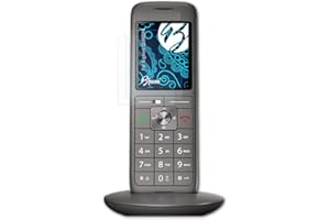 Bruni Schutzfolie kompatibel mit Gigaset CL660HX Folie, glasklare Displayschutzfolie (2X)