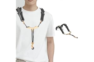 Ericetion Strap Strap Cuir Alignable Strape Saxophone Strap