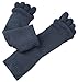 FOONEE Lady Comfy Toes Foot Alignment Feet Socks (L,1 Pair,Dark Blue)