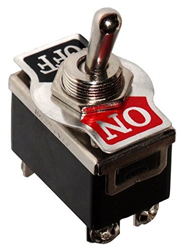 AERZETIX: Interruptor conmutador de palanca DPST ON-OFF 15A/250V, 2 posiciones C10575