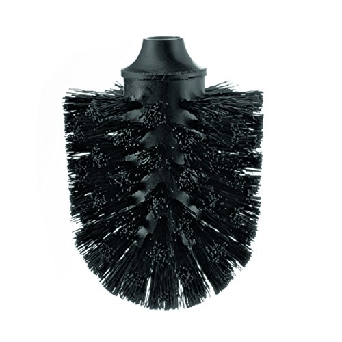 WC-Bürstenkopf schwarz, Ø 85 mm, M12 Innengewinde, 5er Set - 2