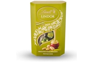 Lindt Lindor Pistacchio Milk Chocolate pralines Filled with Pistachio Cream 200g