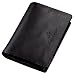 Produktbild KS Unisex Schwarz Leder Kreditkartenetui Kartenetui Visitenkarten Etui KB030