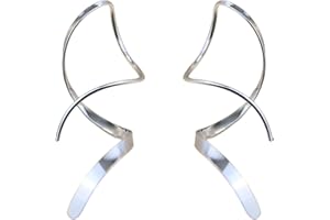Zuofan Boucles d'Oreilles Pendantes Longues Pour Femme, Pompon Long En Pour Femme Boucle Oreille Hameçon Bijoux Cadeaux, Boucles D'Oreilles En Acier Inoxydable Pour Femmes Fille