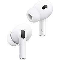 Apple AirPods Pro 2 Wireless Earbuds, Bluetooth Headphones, Active Noise Cancellation, Transparency, Personalised Spatial Aud