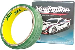 CNGZSY Nastro per coltelli, 5 m di rotolo, nastro per coltelli, coltello per cutting Tape Film Knife Free Cutting Tape per auto, pellicola in vinile, linea di taglio (5)