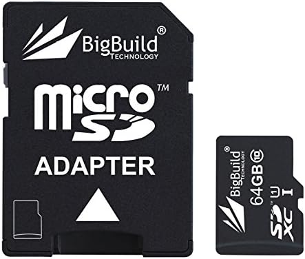 eMemoryCards 64GB Ultra Fast 80MB/s Class 10 MicroSD Memory Card for Samsung Galaxy Tab A SM-T280 Tablet, SD Adapter is included