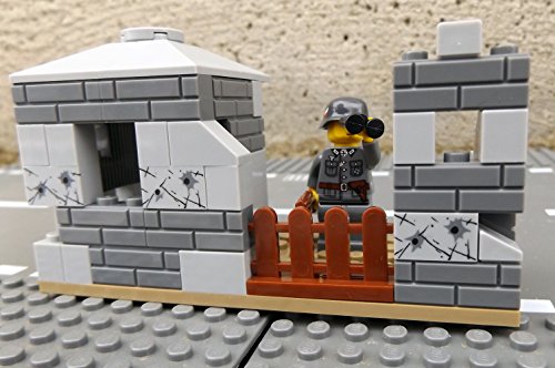 Modbrix 50333 – ✠ Wehrmacht Bunker inkl. Custom Minifigur Wehrmacht Soldat und umfangreiche Bewaffnung ✠ - 3