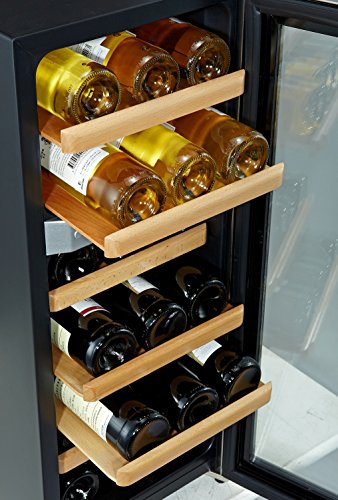 Kalamera KR-21ASSE wine refrigerator for up to 21 bottles (up to 310 mm height), two temperature zones 7-18 ° C… - Image 7