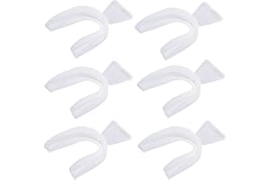 aoory 6 Stück Bleaching Schienen Zum Zähne Bleichen Zahnschiene Weiße Zähne Weisser Knirscherschiene