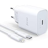 Syrox PD20L Şarj Aleti 3.0A PD20W Type-C To Lightning Kablo Set Beyaz