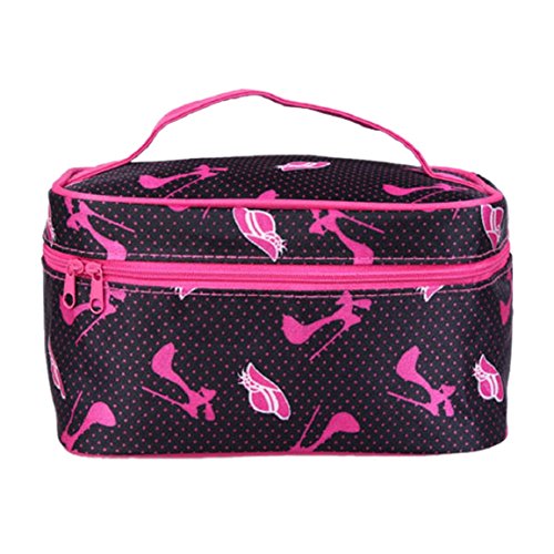 Culater®Lady Cosmetic Package Waterproof Multifunction Travel Portable Toiletry Bag (High-heeled Shoes)