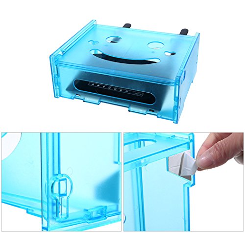 Price comparison product image Midmade WIFI Router Shelf / TV Set-Top Rack Boxes Smiling Face Wall Hanging Router Storage Decorative Box