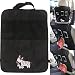IntiPal Kick Mats Car Seat Protector - Car Back Seat Cover With Mesh Pockets Organiser - Fits Most Vehicles - Keeps Yours Car Seat Clean from Kids Dirty Feet Mud