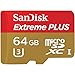 Produktbild Sandisk Extreme PLUS - Flash Memory Card - 64 GB - MicroSDXC UHS-I, Gold/Red (SDSQXSG-064G-ANCMA)(US-Version, Importiertes)
