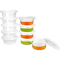 Boite Rangement Hermetique Lot De 4 Boîtes De Conservation 1,1L - Parfaites Pour Céréales, Farine, Riz - Couvercle Hermétique - Multicolores Conteneurs Plastique Transparents