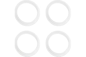 Qrity 4 Stück O-Ring Lippendichtung 32mm, Waschbecken Abflussdichtung, Badewannenstopfen Schraube Dichtung Ring, Gummihautring, Waschbecken Stopfen Unterlegscheibefür Pop Up Ventil Ablaufgarnitur