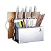 Produktbild Regale Edelstahl-Küchengestelle, Essstäbchen Geschirr Lagerregal Messer Regal, Größe 27 * 21 * 24 Cm