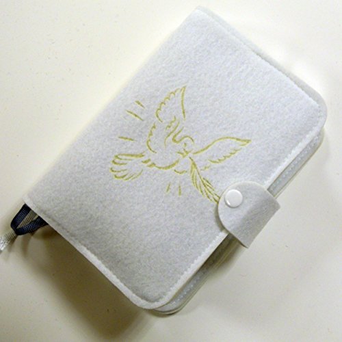 Preisvergleich Produktbild Farbklecks Collection - Gotteslobhülle weiss - Motiv 2 - personalisierbar mit Namen - Gotteslob Buchhülle - Gotteslobumschlag