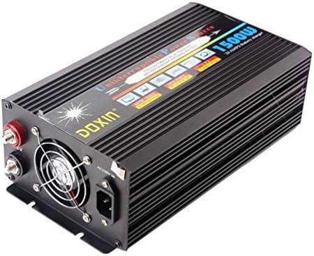 Donxin 1500W DC 12V to AC 220V Power Inverter With Charger Car Converter Electronic , black