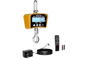 Steinberg Systems - SBS-KW-1000Y - Bilancia da gru - 1.000kg / 0,5kg - LCD - Funzionamento a batteria possibile