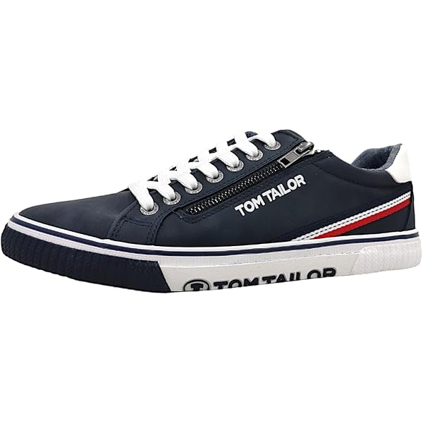 TOM TAILOR Herren Sneaker 5380050015 – Zeitloses Design Mit Streifen & Logo
