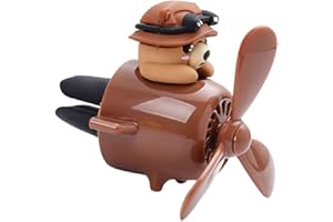 PEEGSAN Pilot Car Diffuser,Car Vent Diffuser,Car Fragrance Diffuser, Car Fragrance Diffuser Air Vent, Cartoon Bear Pilot Car Air Freshener, Car Perfume Aromatherapy Ornament Car Accessories