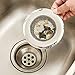 Produktbild Wokee Edelstahl-Spüle-Sieb Abnehmbare Hochleistungs-Abfluss-Filter Perfekt für Küche Badezimmer Neue Home Kitchen Sink Drain Sieb Edelstahl Mesh Korb Sieb Stopp Haar