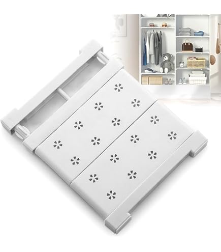 Étagère De Rangement Ajustable Pour Placard, Séparateur D'étagère Extensible Pour Armoire