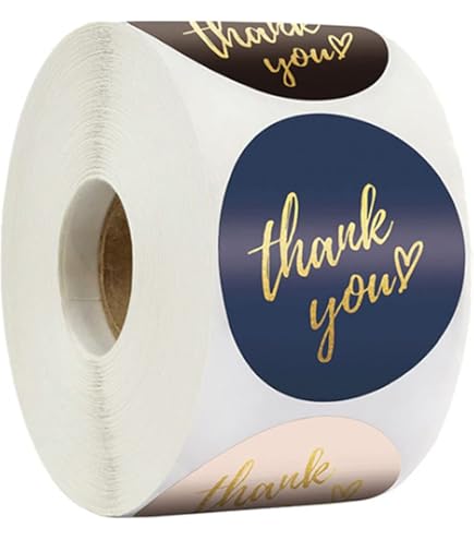 1000Pcs Boho Thank You Stickers - 1.5 Inch Morandi Style Labels For Small Business Packaging