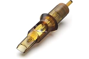 HAWINK Tattoo Cartridge Needles 20PCS #12 Standard 21 Curved/Round Magnum M-Taper Professional Tattoo Needle Diameter 0.35mm EN02-20-CF1221RM