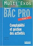 Image de Multi'exos : Comptabilité et Gestion des activités, Bac pro Comptabilité, tome 1 (Fiches)