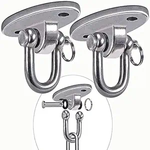 SELEWARE 2 Pieces 2000 lb Capacity Stainless Steel Heavy Duty 180 