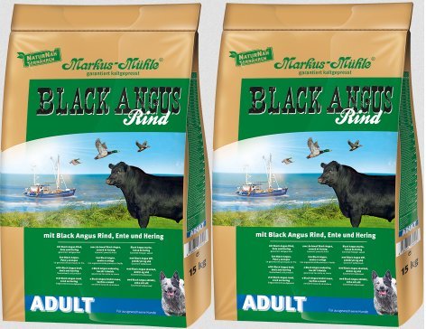 Markus Mühle -  comida para perros Adultos de Black Angus