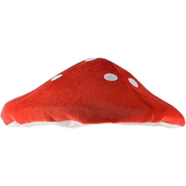 2 Cappelli A Fungo Rosso Per Cosplay - Divertenti, Per Bambini E Adulti, Feste E Foto - Foto 7
