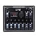Produktbild LTC ® 12V-24V Wasserdicht 10-Gang Schalter Panel mit Sicherung LED Indikatoren, On-Off Kippschalter mit Zigarettenanzünder-Buchse Voltmeter für Auto Boot Marine