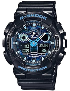 Casio G-Shock – Herren-Armbanduhr mit Analog/Digital-Display und Resin-Armband – GA-100CB-1AER