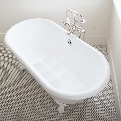 Mture Anti-Rutsch Sticker für Badewanne und Dusche, Durchsichtige Antirutsch Aufkleber für mehr Grip,10 cm, Transparent Und Selbstklebend (12 pcs) - 8